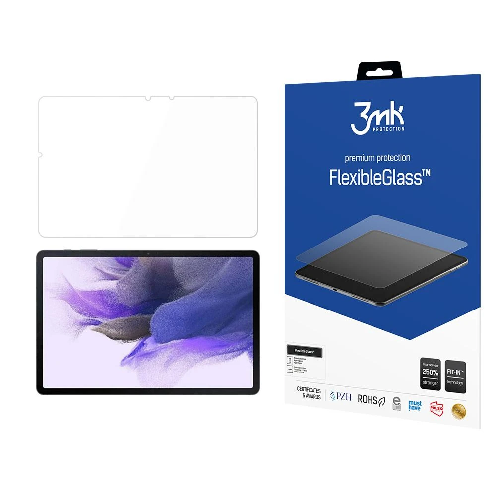 LCD apsauginė plėvelė 3MK Flexible Glass Samsung T730 Tab S7 FE 12.4