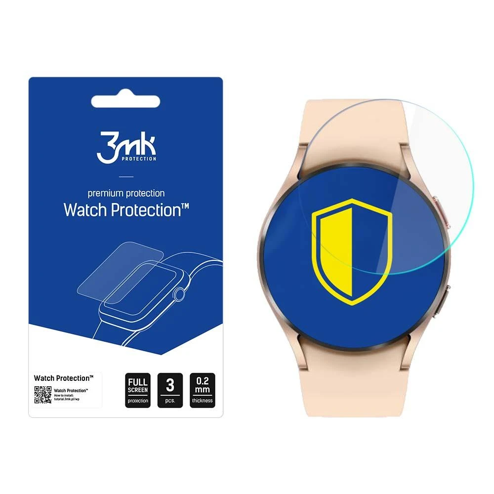 Apsauginis ekrano stikliukas Samsung Galaxy Watch 4, 40mm, 3 VNT.