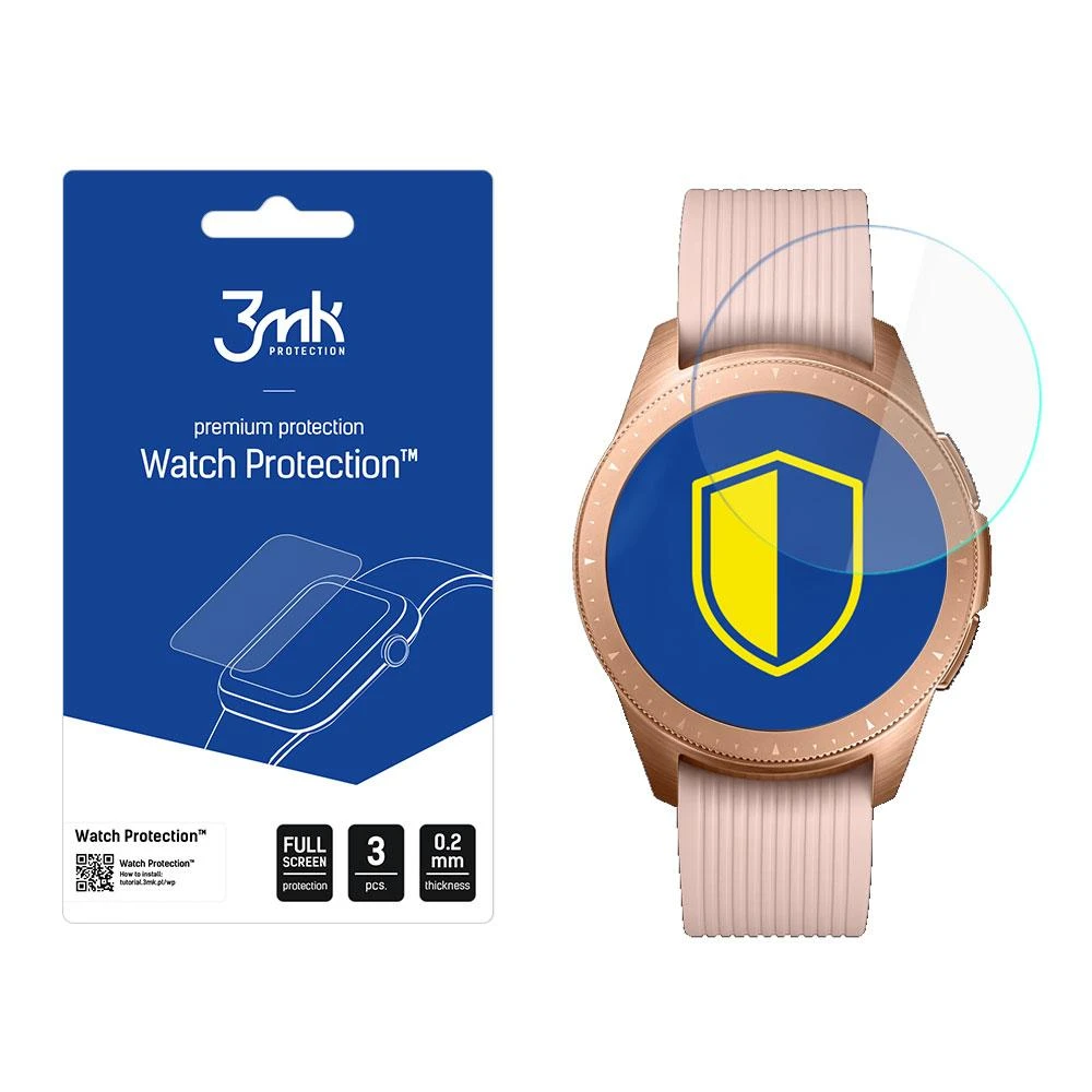 Apsauginė ekrano plėvelė LCD 3MK išmaniojo lairkodžio Samsung Galaxy, 42mm, 3vnt.