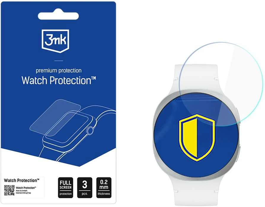 3MK „FlexibleGlass“ laikrodžio dėklas „Samsung Galaxy Watch 8“ (40 mm)