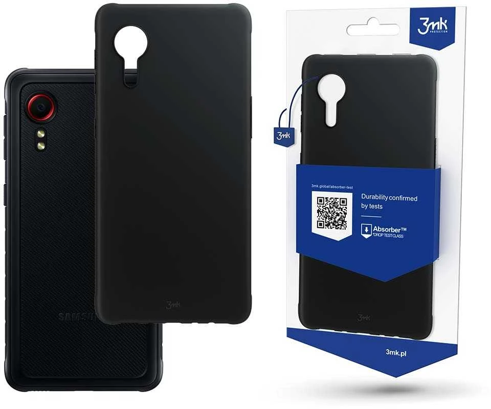 Samsung Galaxy Xcover 5 - 3mk Matt dėklas telefonui juodos spalvos