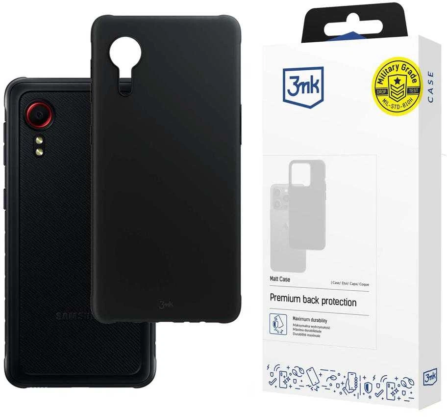 Samsung Galaxy Xcover 5 - 3mk Matt dėklas telefonui juodos spalvos