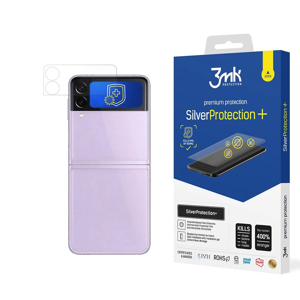 Samsung Galaxy Z Flip 3 5G (priekyje) – 3mk SilverProtection+