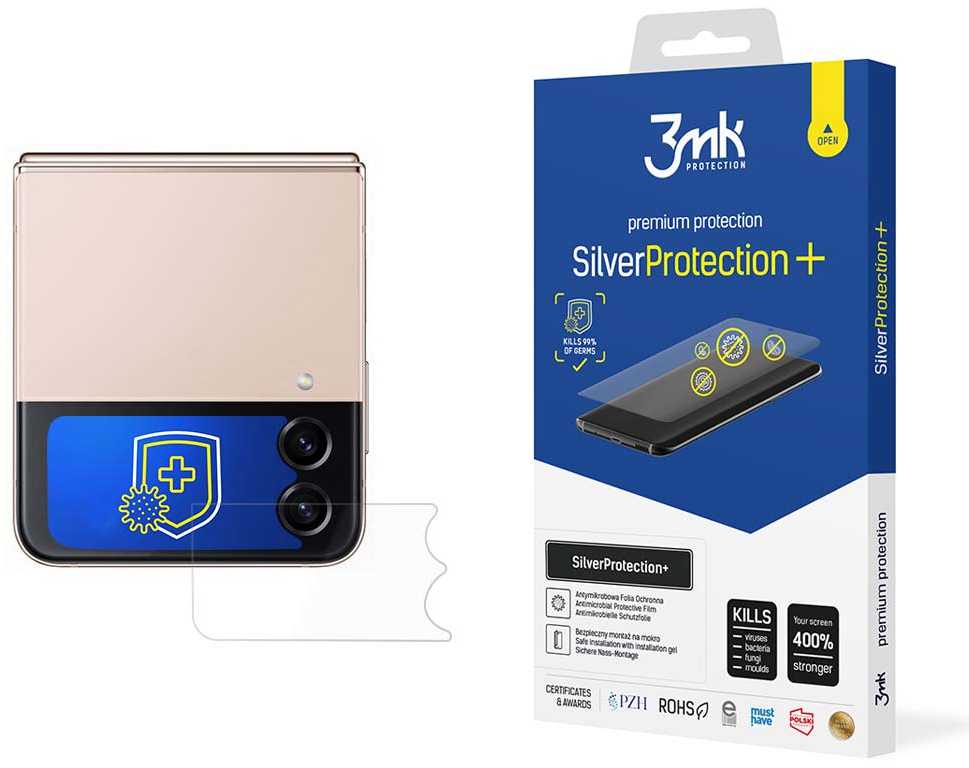 3mk SilverProtection+ Samsung Galaxy Z Flip4 (priekyje)