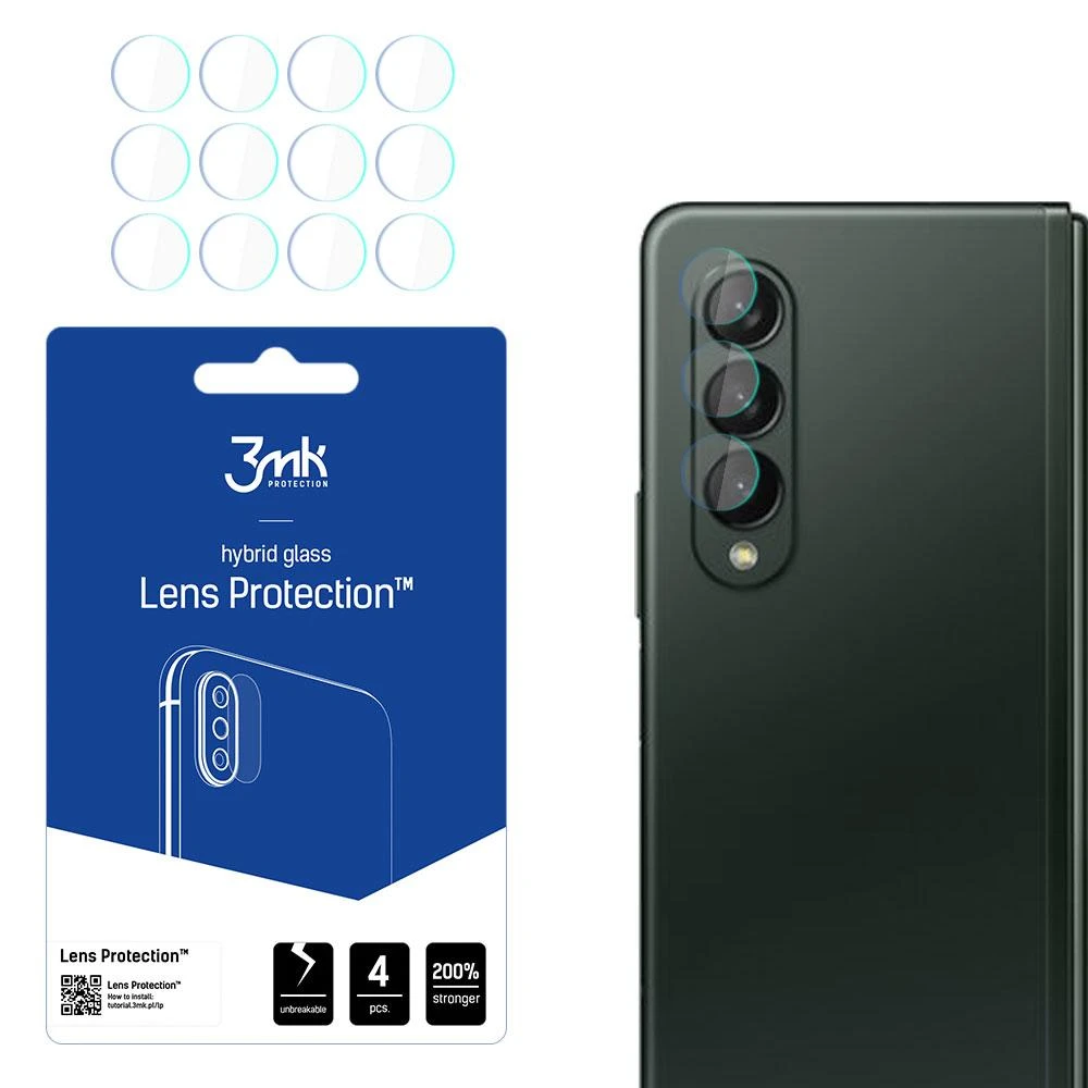 Samsung Galaxy Z Fold 3 5G (priekis) – 3mk Lens Protection™