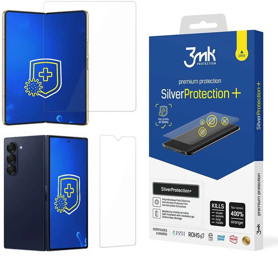 LCD apsauginė plėvelė 3mk Sidabrinis Protection+ Folded Edition Samsung F956 Z Fold6