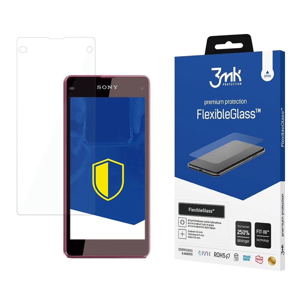 3Mk apsauga „Sony Xperia Z1 Compact“ – 3mk „FlexibleGlass“