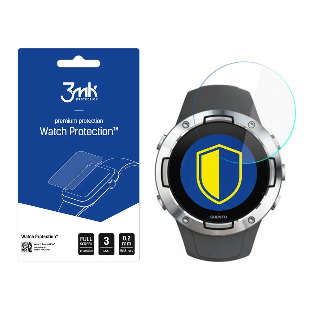 3Mk apsauga „Suunto 5“ – 3mk laikrodžio apsauga su „FlexibleGlass“