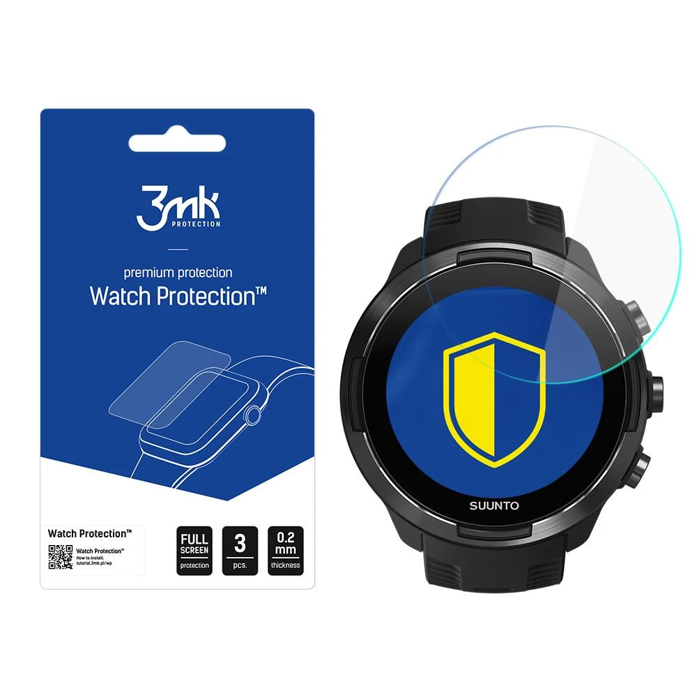 3Mk apsauga „Suunto 9“ – 3mk laikrodžio apsauga su „FlexibleGlass“