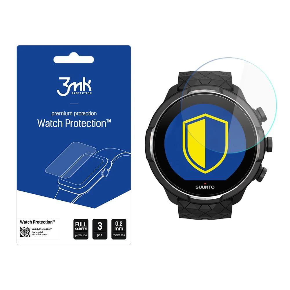 3MK „FlexibleGlass“ „Suunto 9 Baro“ titano hibridinis stiklas