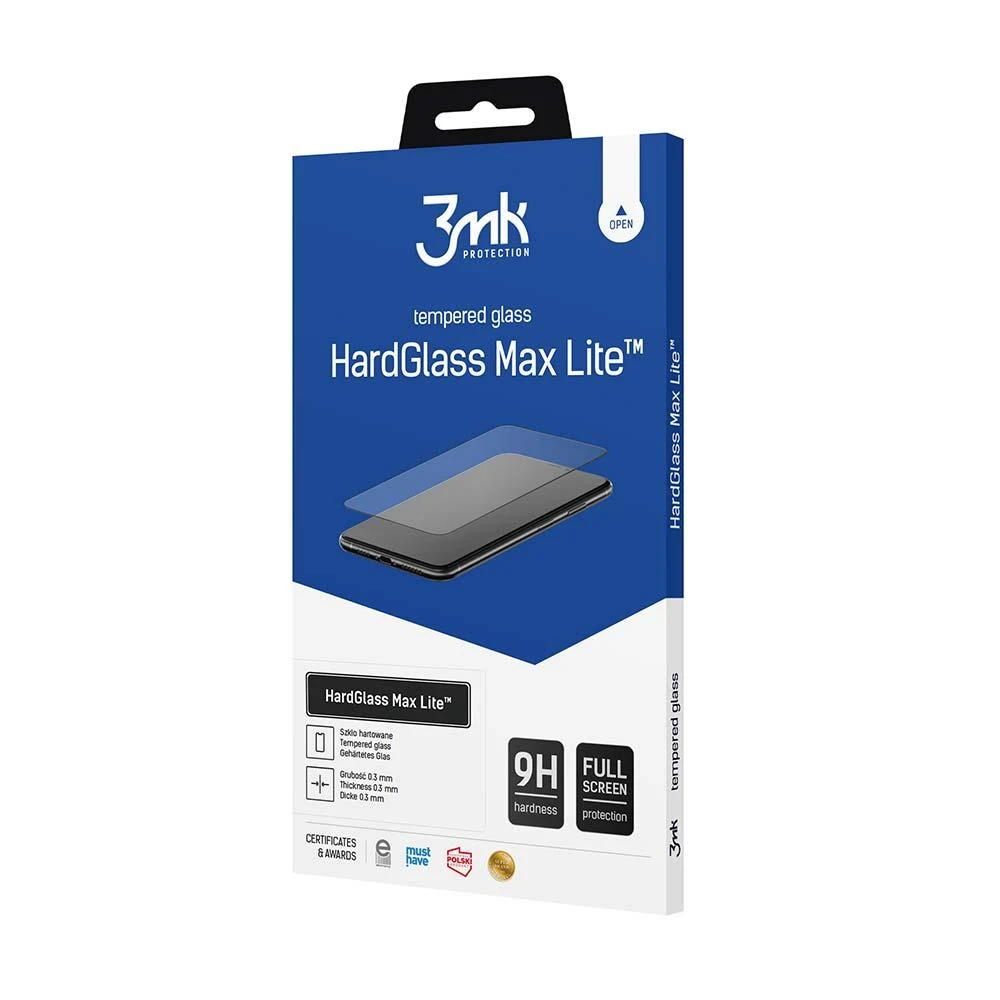 3MK HardGlass Max Lite TCL 40 SE juodas Fullscreen Glass Lite