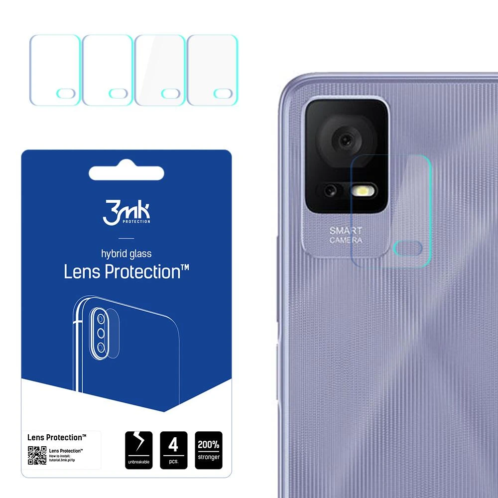 3mk Lens Protection™ hibridinis fotoaparato stiklas ant TCL 405