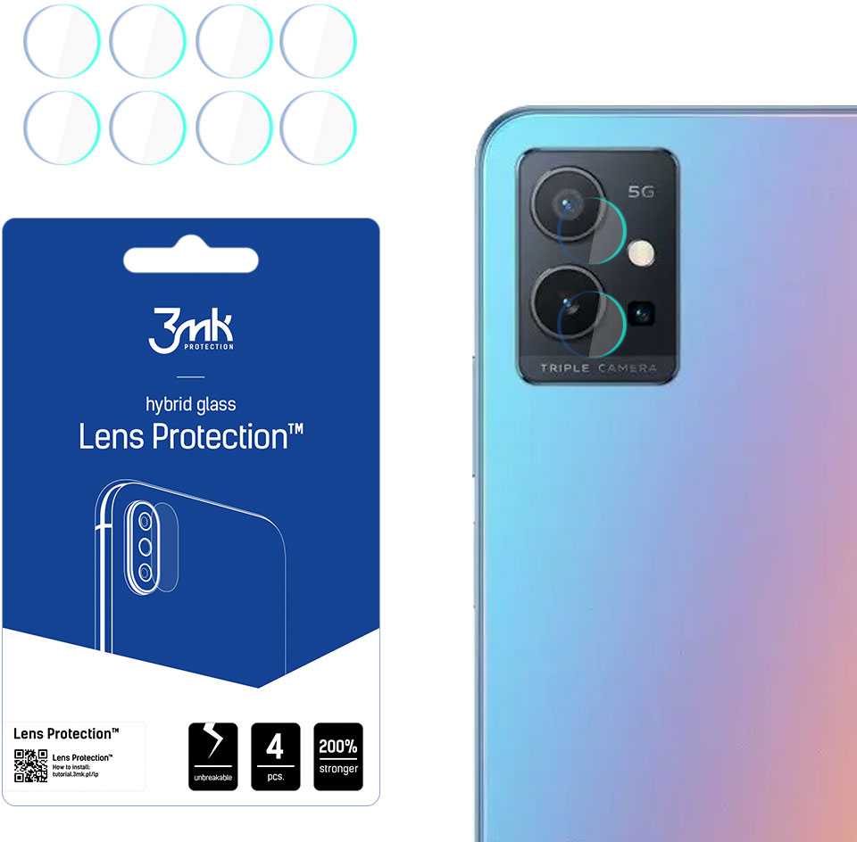 3Mk Protection Vivo Y75 5G – 3mk objektyvo apsauga