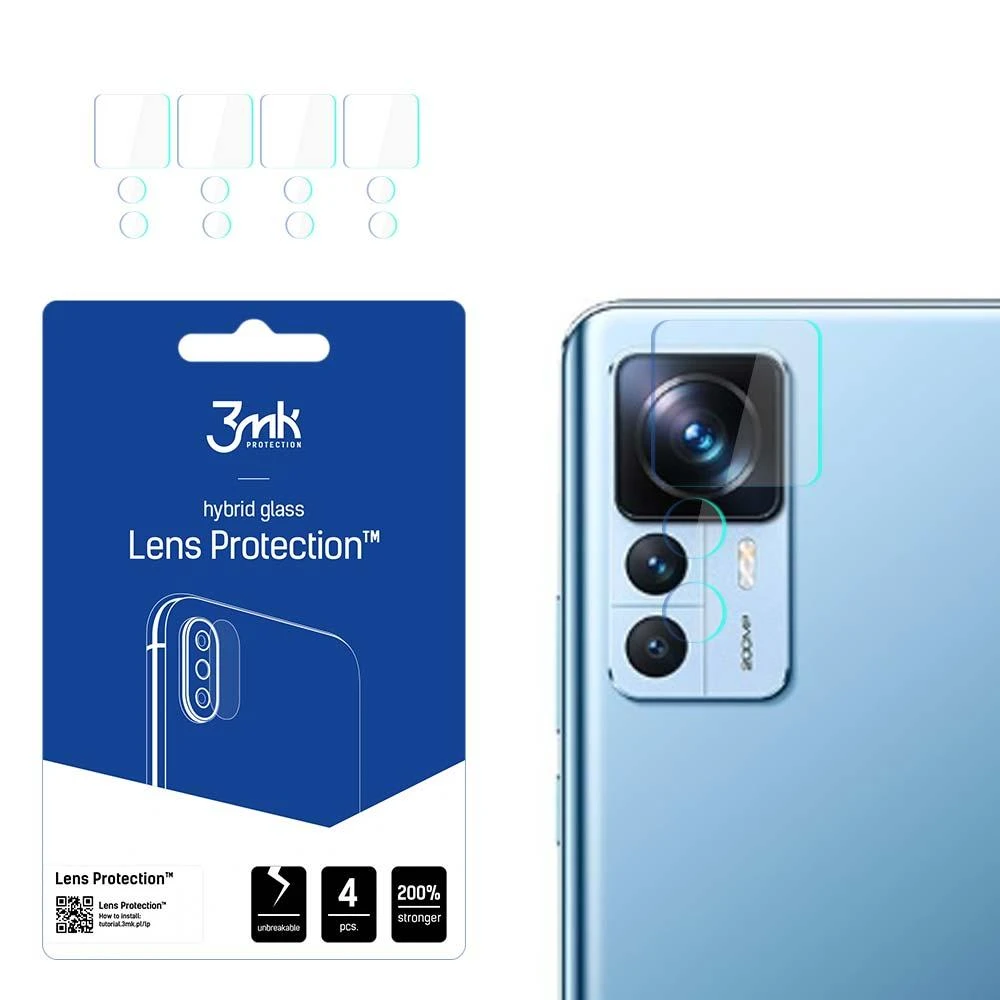3mk Lens Protection™ hibridinis fotoaparato stiklas Xiaomi 12T / 12T Pro