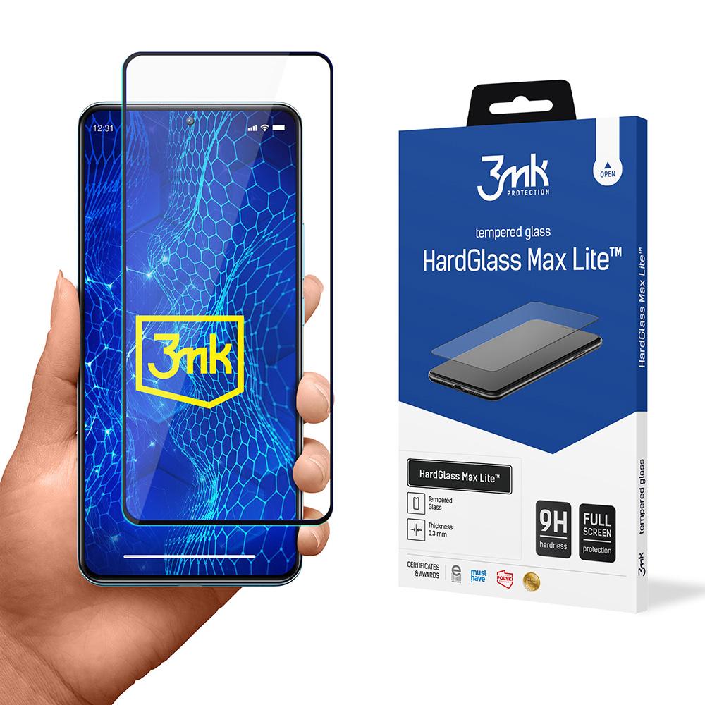 LCD apsauginis stikliukas 3mk Hard Glass Max Lite Xiaomi 12T Pro juodas