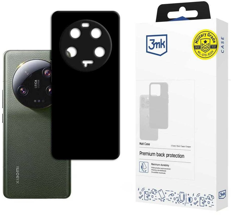Xiaomi 13 Ultra 5G - 3mk Matt dėklas telefonui juodos spalvos