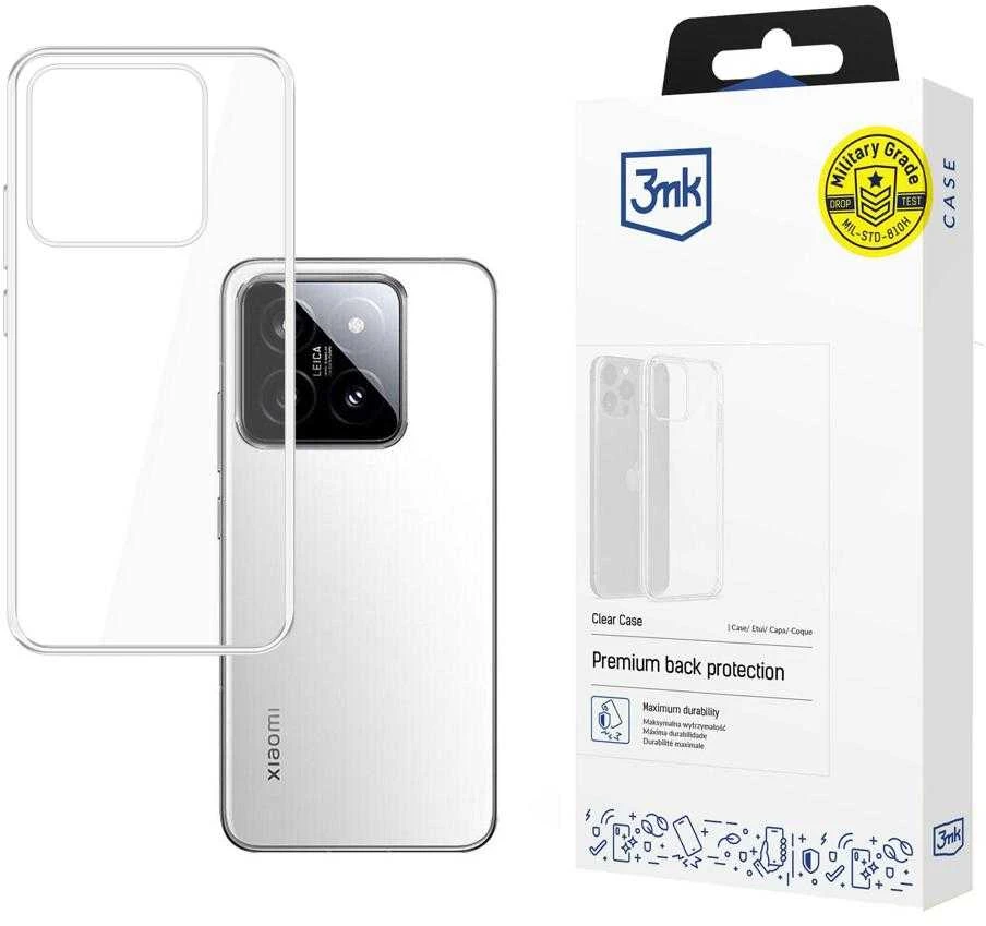 3MK skaidrus Dėklas Xiaomi 14 Pro