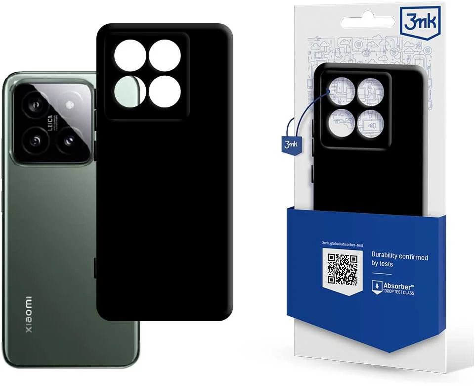Dėklas 3mk Matt Case Xiaomi 14 Pro juodas