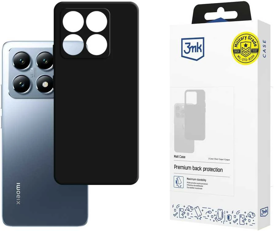 Dėklas 3mk Matt Case Xiaomi 14T juodas