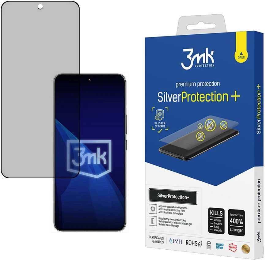 3MK SilverProtect+ antimikrobinė plėvelė, skirta „Xiaomi 15 Ultra“ drėgnam montavimui