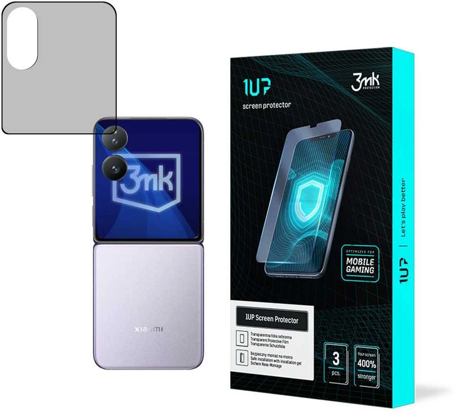 Žaidimų folija 3mk 1UP Xiaomi Mix Flip (priekyje)