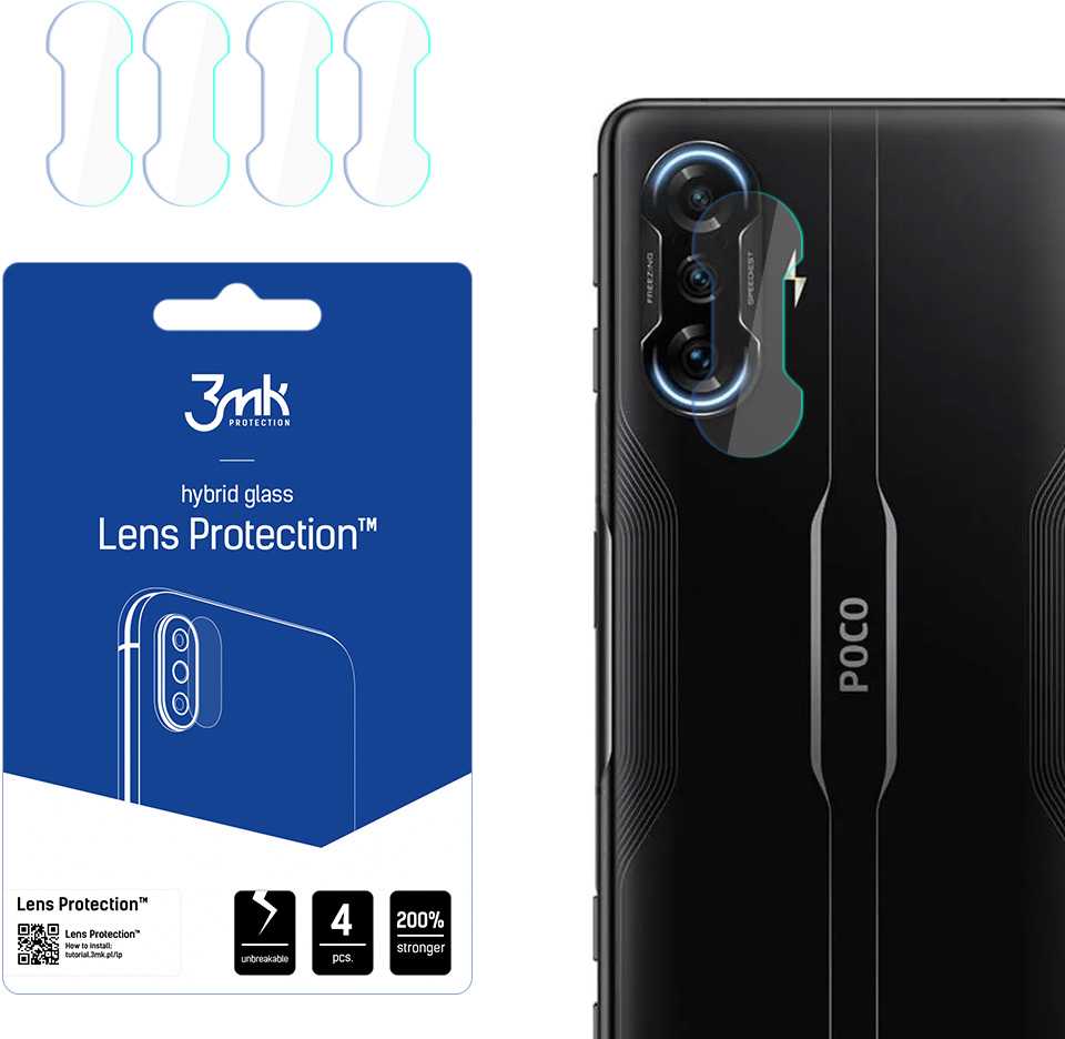 Xiaomi POCO F3 GT 5G – 3mk Lens Protection™