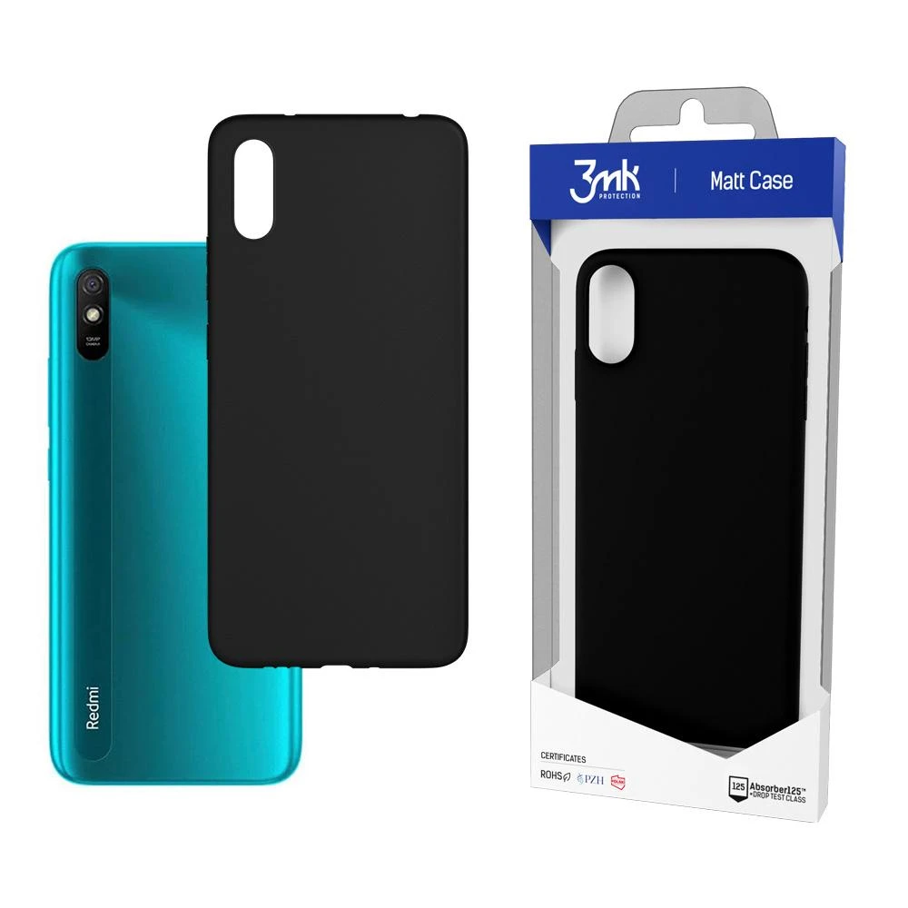 Dėklas 3mk Matt Case Xiaomi Redmi 9A/9AT juodas