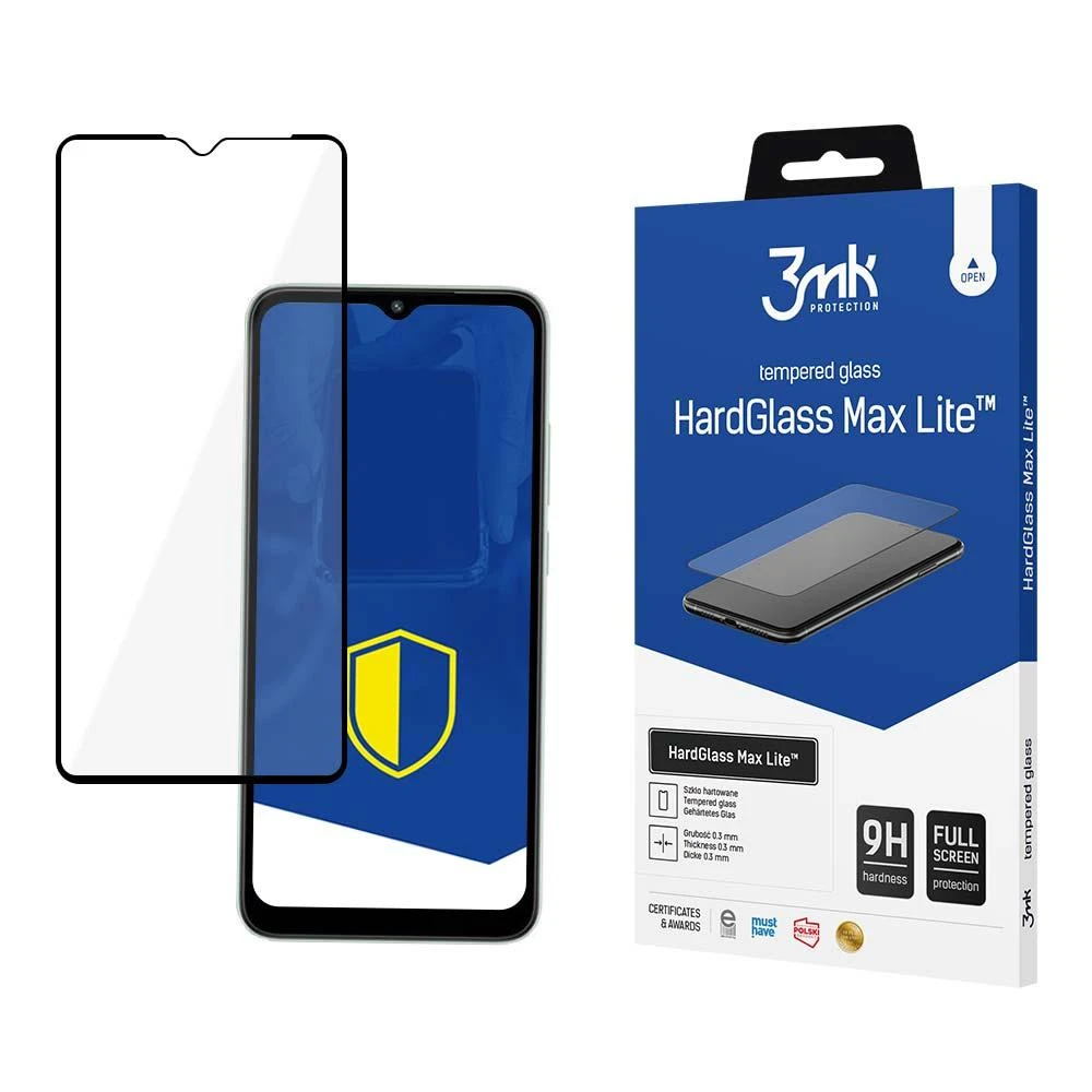 LCD apsauginis stikliukas 3mk Hard Glass Max Lite Xiaomi Redmi A1/Redmi A2 juodas