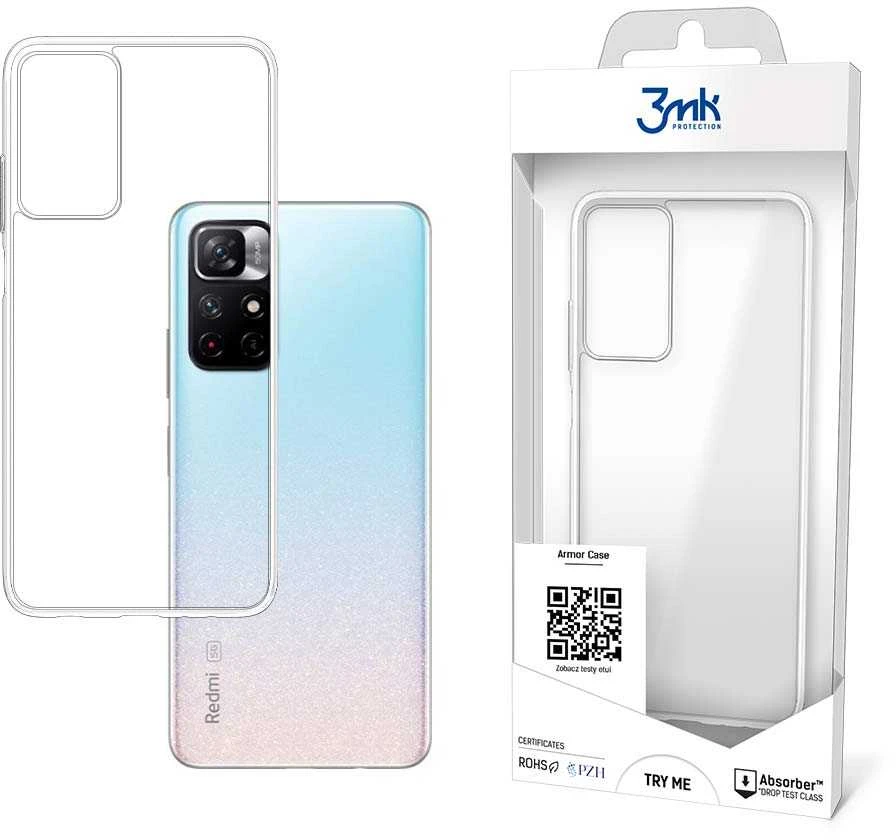 Dėklas 3mk Armor Case for Xiaomi Redmi Note 11 5G - Transparent