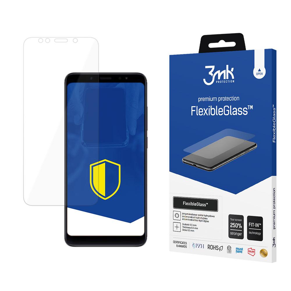 3MK Hybrid Glass FlexibleGlass, skirtas Xiaomi Redmi Note 5