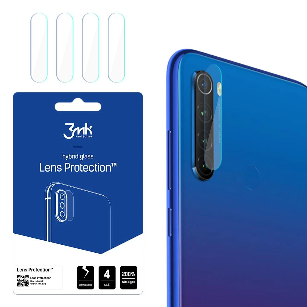 3mk Lens Protection™ hibridinis fotoaparato stiklas Xiaomi Redmi Note 8T
