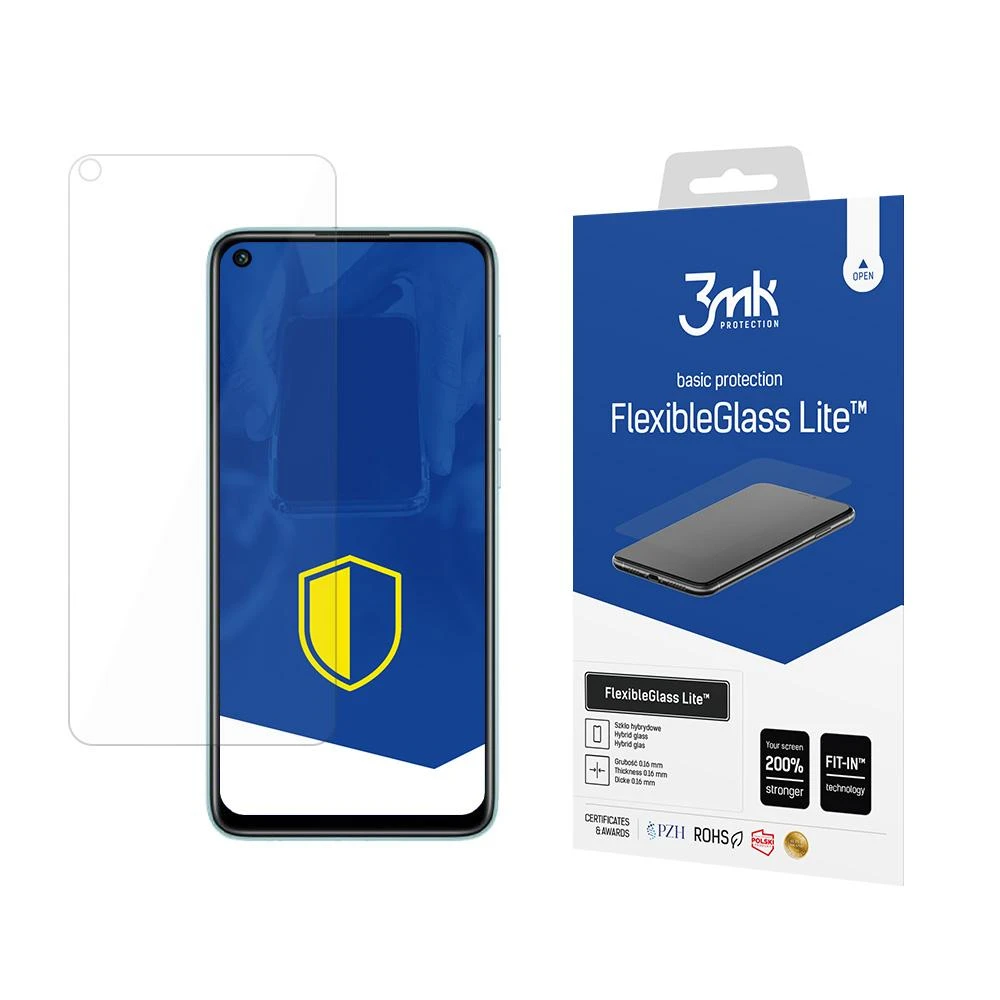 LCD apsauginė plėvelė 3MK Flexible Glass Lite Xiaomi Redmi Note 9