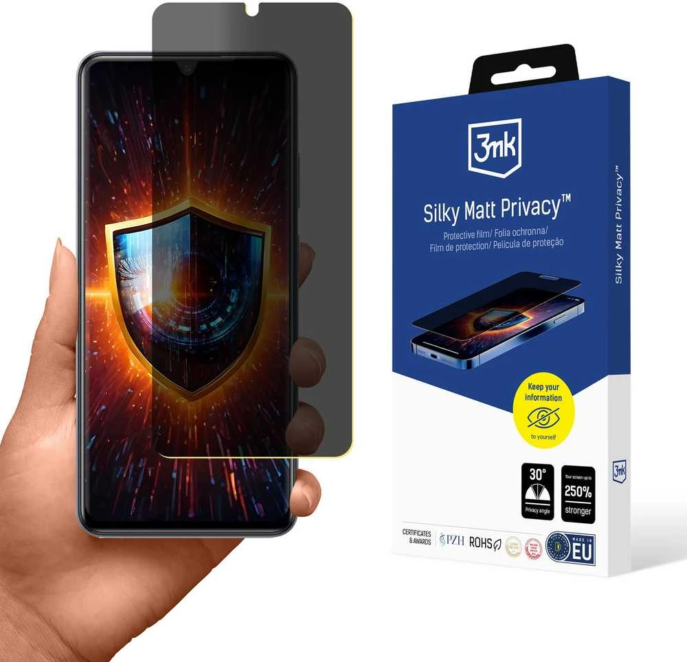 3Mk apsauga ZTE Blade V70 Max - 3mk šilkinis matinis privatumas