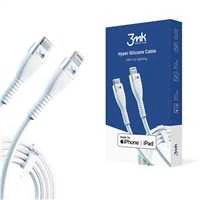 USB kabelis 3mk Hyper Silicone Cable Lightning 20W 1m