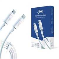 USB kabelis 3mk Hyper Silicone Cable Type-C 60W 3A 1m