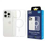 Dėklas 3MK EverClear MagCase skirtas Apple iPhone 15 Pro Max