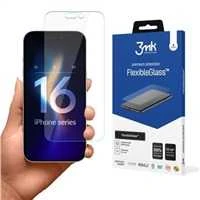 3MK „FlexibleGlass“ hibridinis stiklinis sijonas „Apple“ ir „iPhone 16 Pro“ telefonams