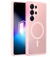 Dėklas 3MK Misty MagCase do Samsung Galaxy S26 Ultra rožinė