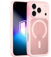 3mk Misty MagCase dėklas iPhone 17 Pro Max, rožinis