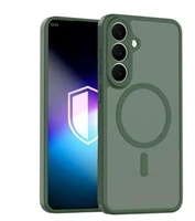Dėklas 3mk Misty MagCase for Samsung Galaxy S26 FE - žalias