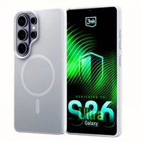Dėklas 3MK Smoke MagCase do Samsung Galaxy S26 Ultra balta