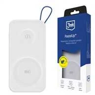 3MK Powerbank PastelUp 10,000mAh 22.5Wsu MagSafe + įkrovimas Apple Watch balta