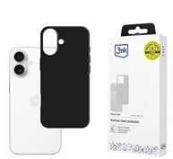 Dėklas 3MK Silicone dėklas skirtas Apple iPhone 17 juodos spalvos