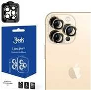 3MK objektyvo apsauga Pro Apple iPhone 14 Pro /14 Pro Max auksinis kameros objektyvo apsauga su tvirtinimo rėmeliu