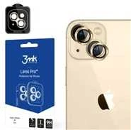 3MK objektyvo apsauga Pro Apple iPhone 14 6,1" auksinis Kameros objektyvo apsauga su tvirtinimo rėmeliu, 1 vnt.
