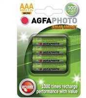 1x4 AgfaPhoto Akku NiMh Micro AAA 900 mAh