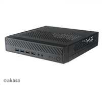 Akasa Cypher MX3 Thin Mini–ITX Case, OEM – juoda