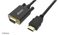 Akasa HDMI į VGA laidas su jungtimis