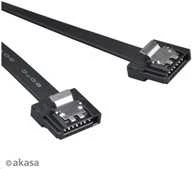 Akasa Proslim SATA 3 laidas 15cm tiesus – juodas