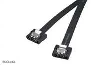 Akasa Proslim SATA 3 laidas 30cm tiesus – juodas